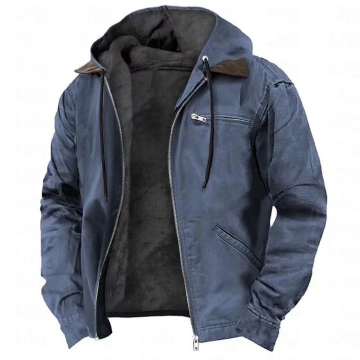Mens Hooded Sweatshirt Fleece Cozy Fit