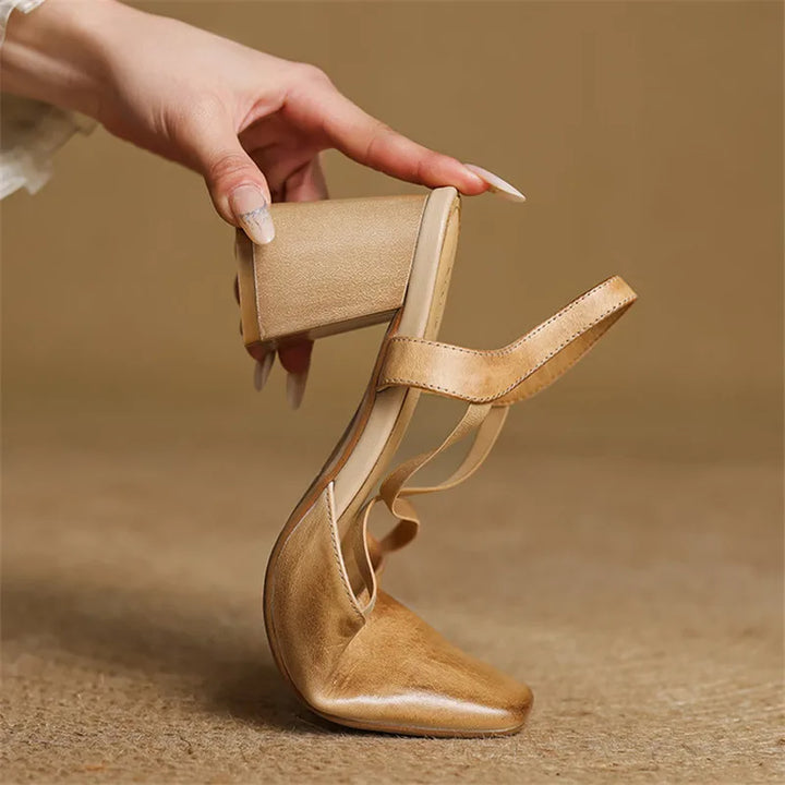 Womens Heels Genuine Leather Classic Fit
