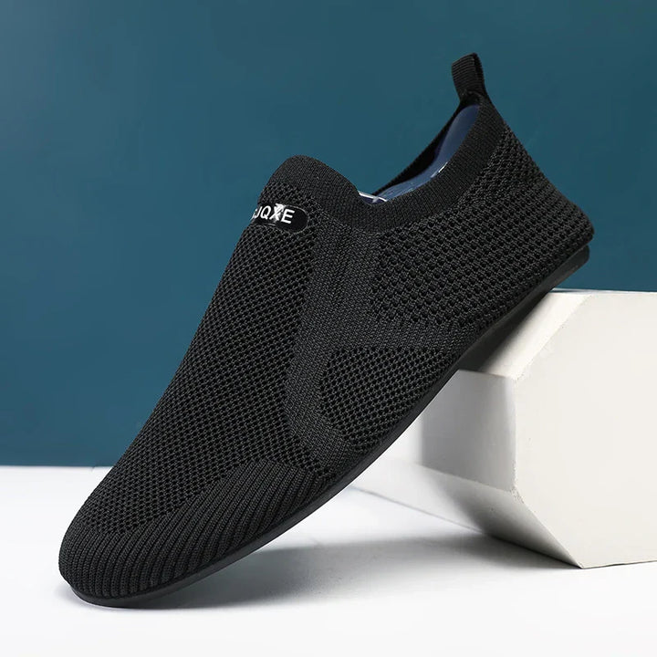 Mens Loafers Mesh Upper Slip-On