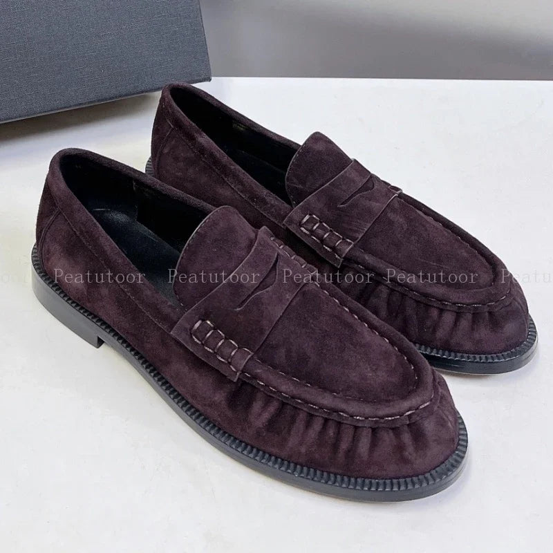Mens Slip-On Dress Shoes Comfortable Fit