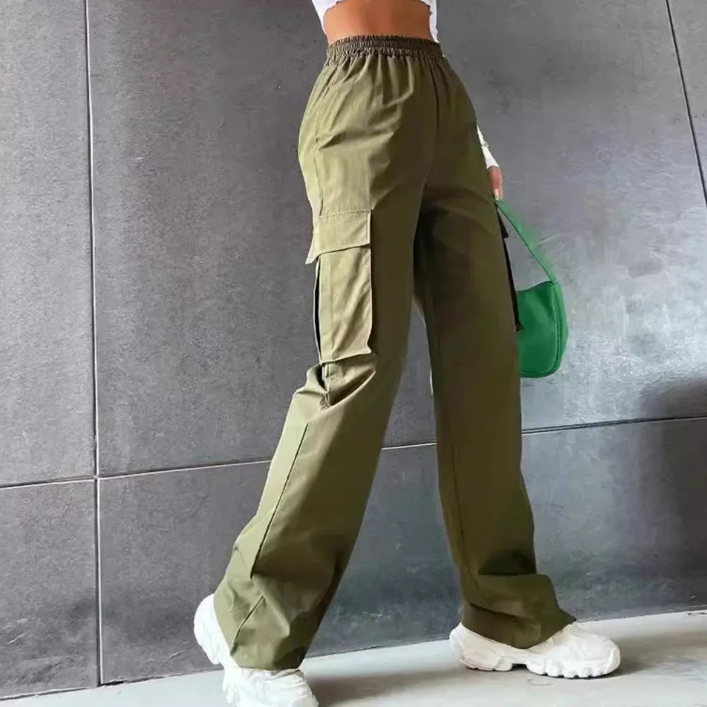 Womens Cargo Pants Comfortable Loose Fit - BritishMode