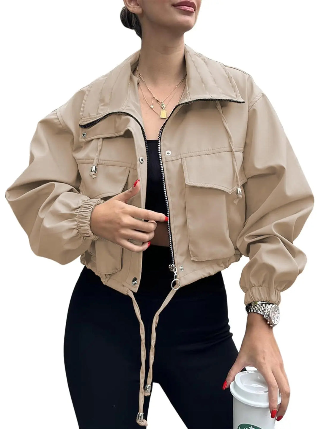 Womens Long Coat Wool Blend Classic Fit