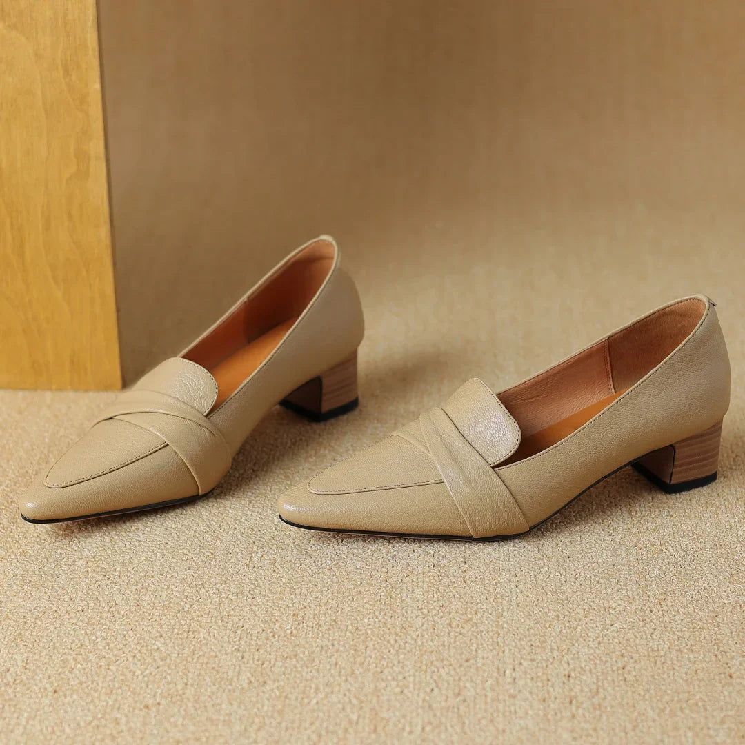 Womens Pumps Genuine Leather Classic Fit
