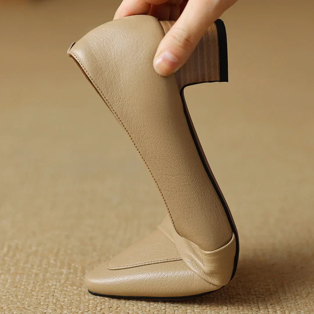 Womens Pumps Genuine Leather Classic Fit