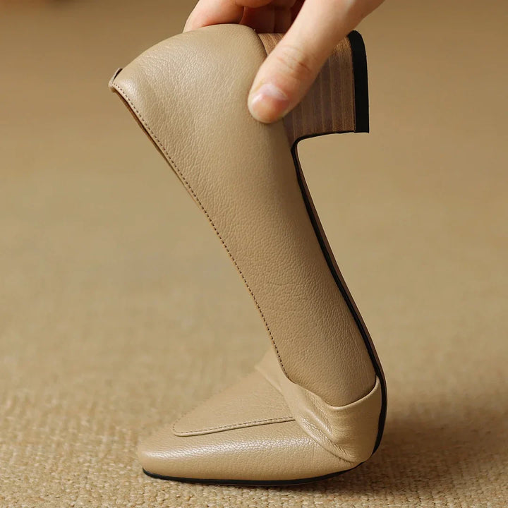 Womens Pumps Genuine Leather Classic Fit
