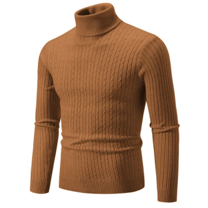 Mens Knit Sweater Crew Neck Warm