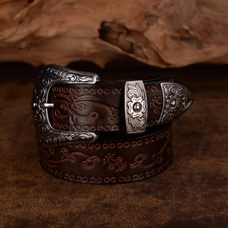 Unisex Leather Belt Classic Fit