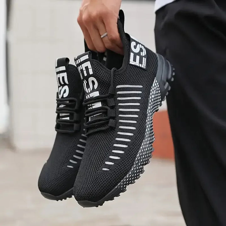 Mens Athletic Sneakers Breathable Mesh Upper
