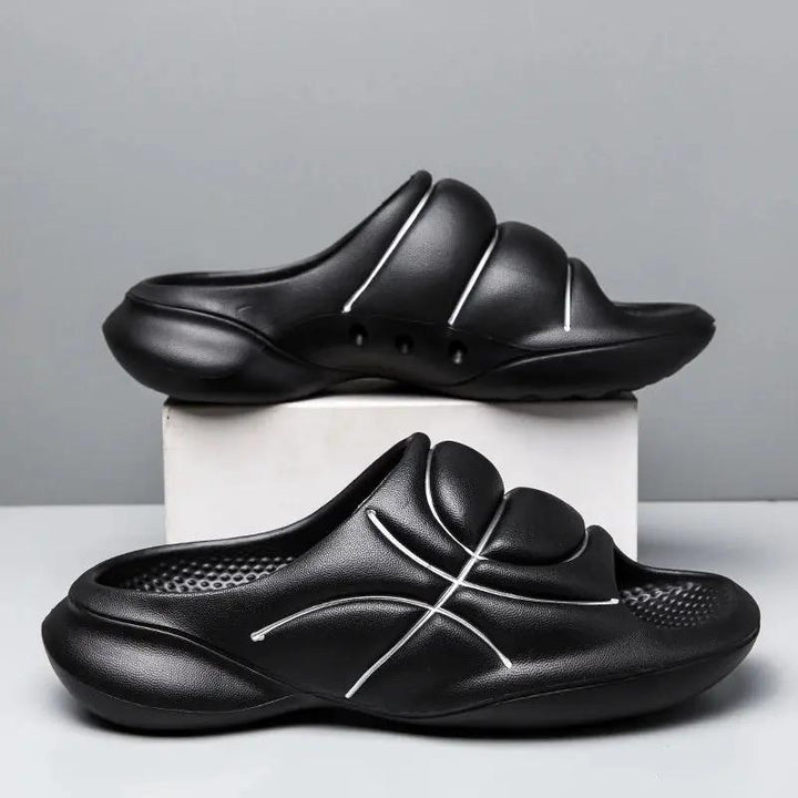 Mens Basketball Slides Soft Cushioned Sports Sandals