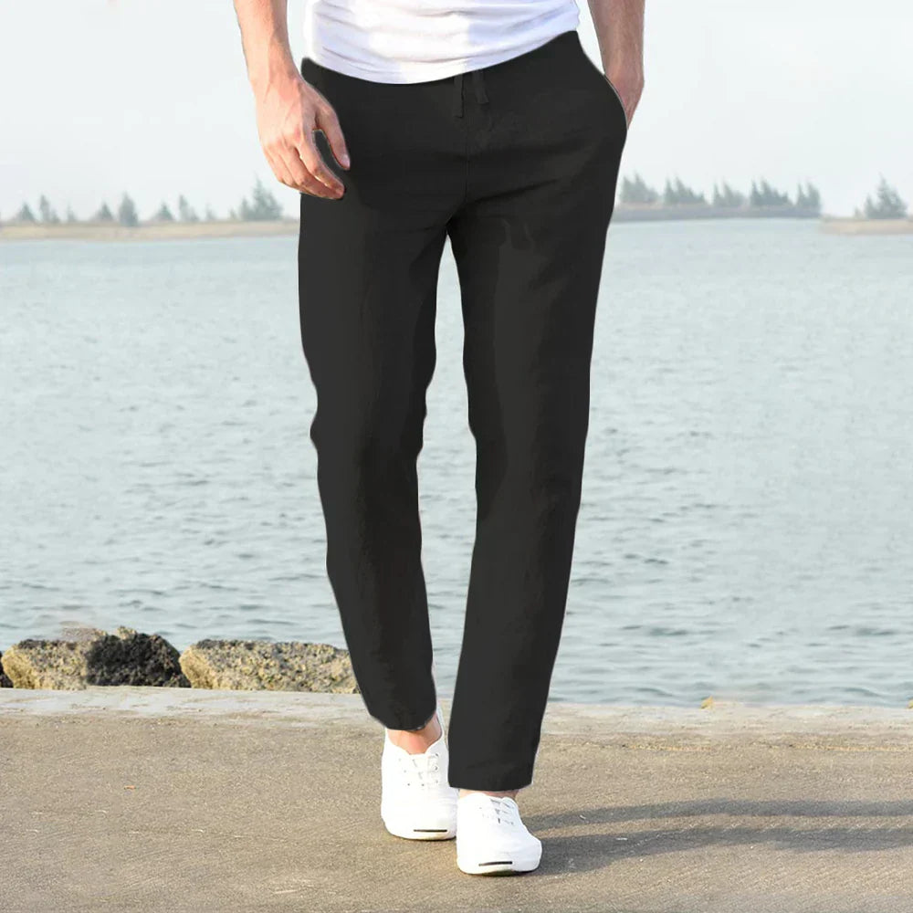 Mens Casual Pants Slim Fit