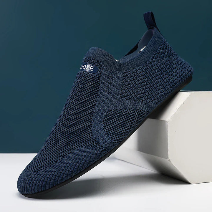 Mens Loafers Mesh Upper Slip-On