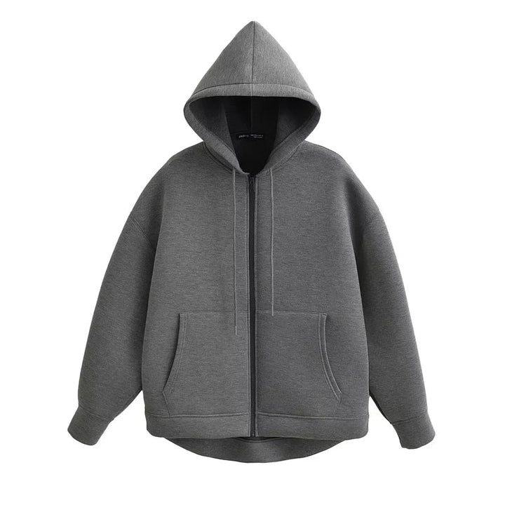 Womens Hoodie Fleece Relaxed Fit with Pockets
