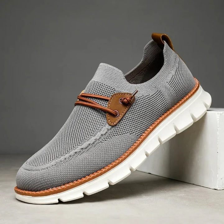 Mens Slip-On Sneakers Lightweight Cushioned Sole
