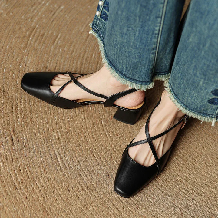 Womens Heels Genuine Leather Classic Fit