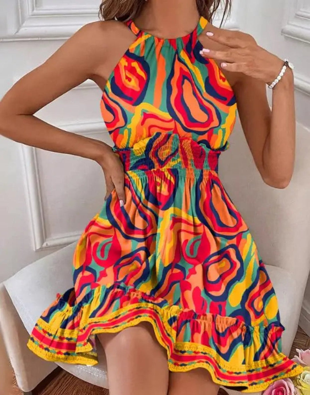 Womens Mini Dress Lightweight Comfortable Fit
