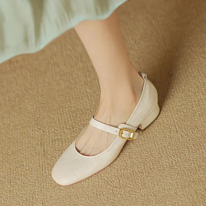 Womens Pumps Genuine Leather Classic Fit
