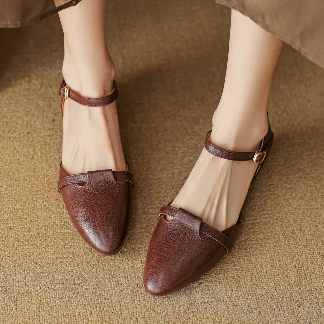 Womens Heels Genuine Leather Classic Fit