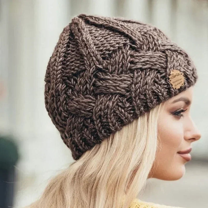 Womens Knit Winter Hat Warm Fit