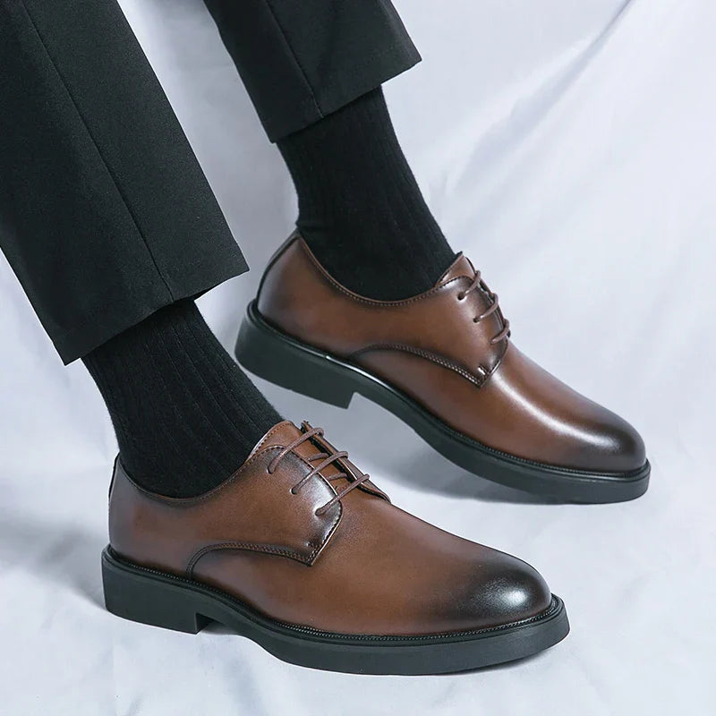 Mens Dress Shoes Leather Classic Fit