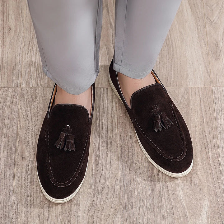 Mens Leather Slip-On Loafers Quality