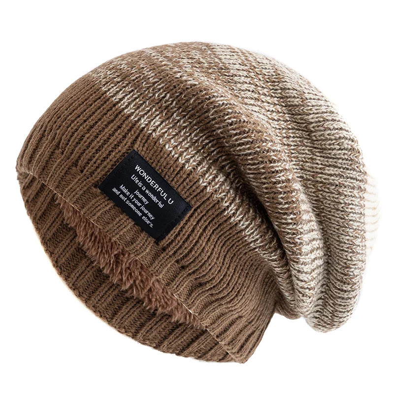 Womens Winter Beanie Soft Warm Fuzzy Knit