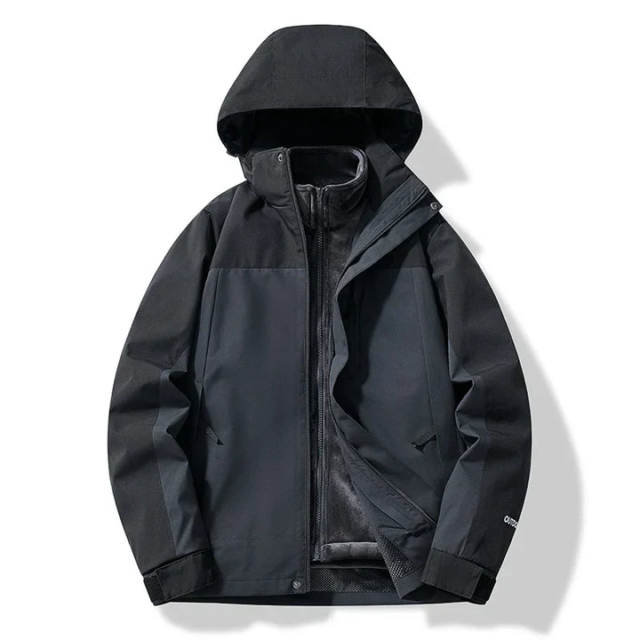 Unisex Ski Jacket with Hood Insulated Weatherproof
