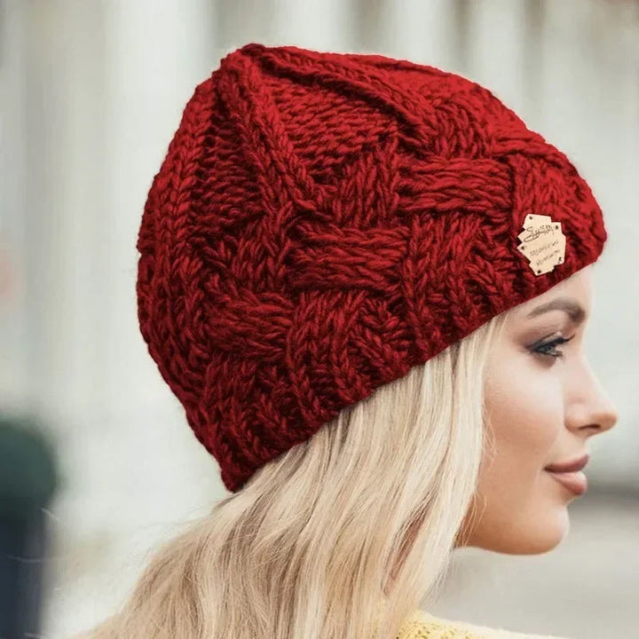 Womens Knit Winter Hat Warm Fit