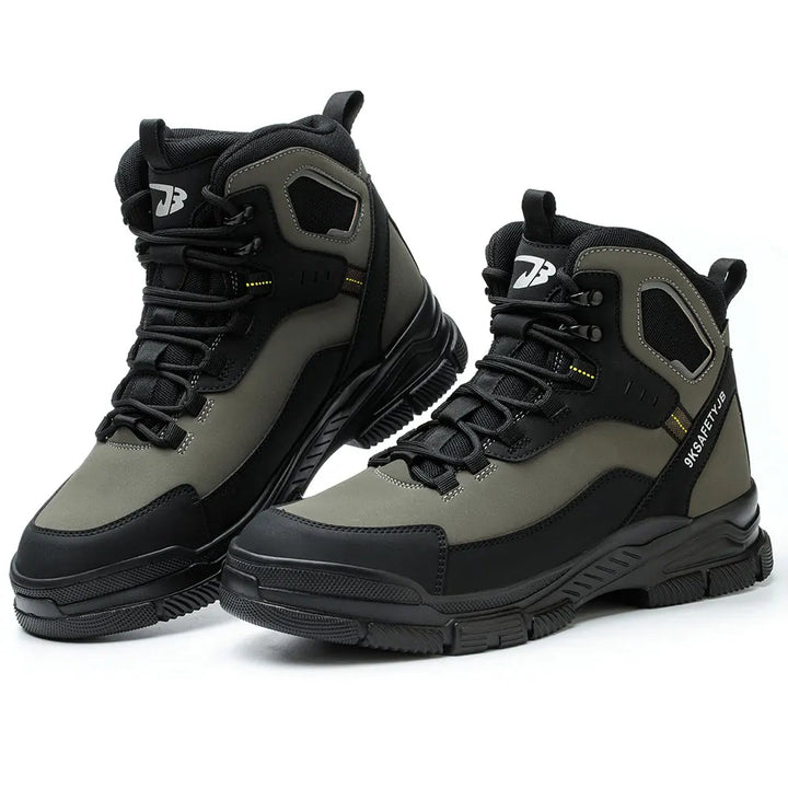 Mens Motorcycle Boots Leather Long Ride