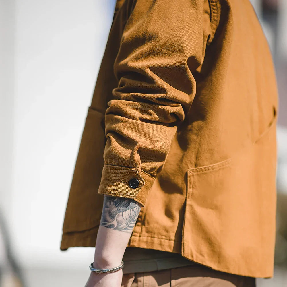 Mens Bomber Jacket Multi-Pocket Functional Stylish Fit