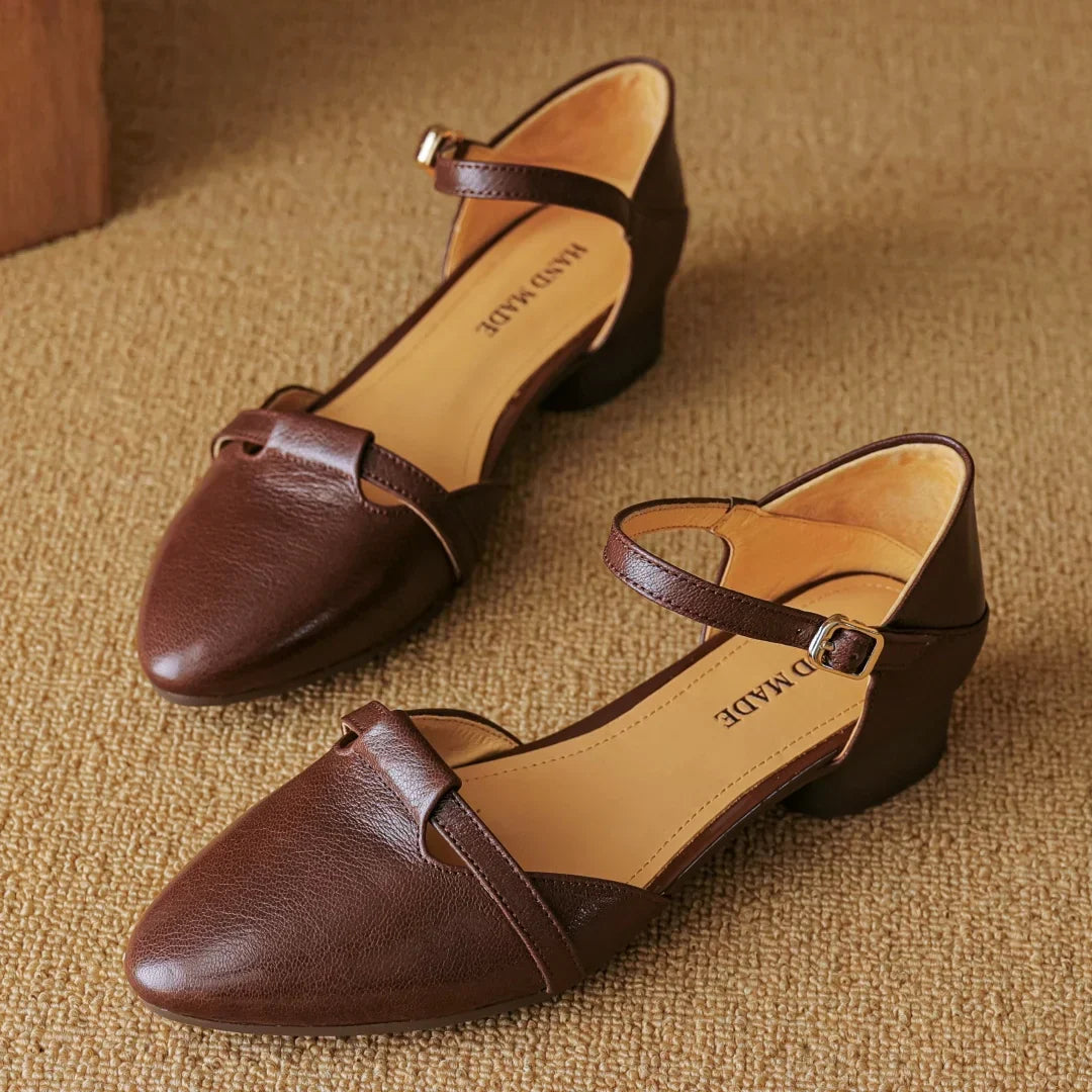 Womens Heels Genuine Leather Classic Fit