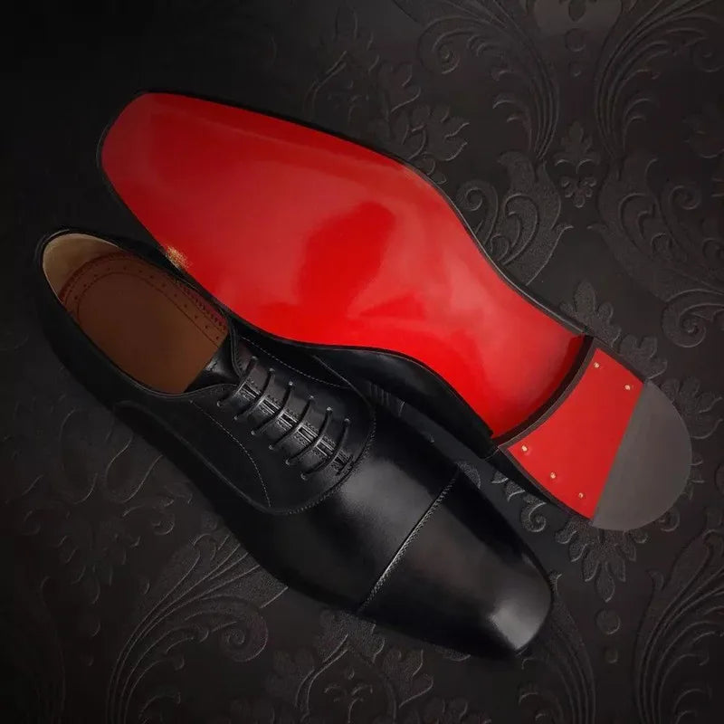 Mens Oxford Shoes Italian Leather Classic Fit
