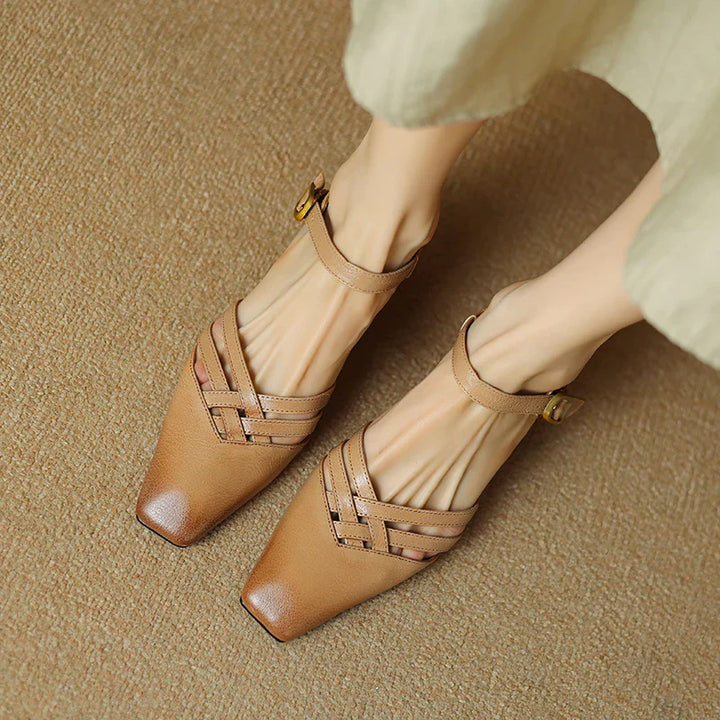 Womens Heels Genuine Leather Classic Fit