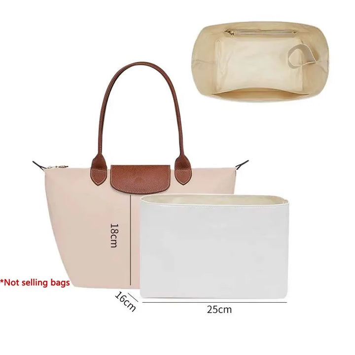 Unisex Tote Bag Organizer Insert Practical Design