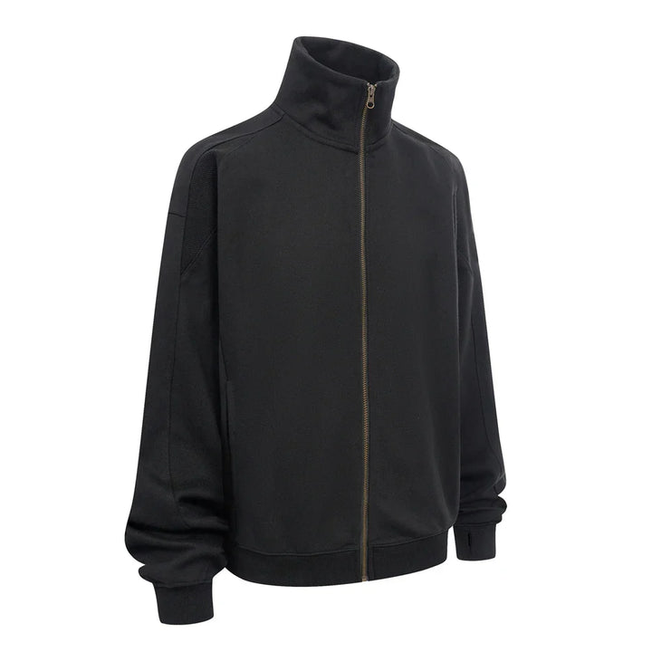 Unisex Hooded Sweatshirt Thick Warm Zip-Up