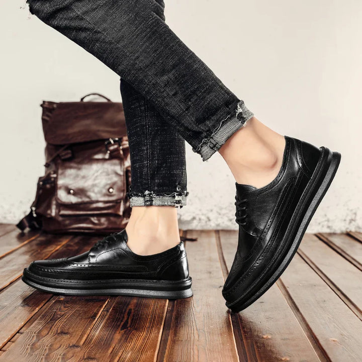 Mens Leather Shoes Genuine Leather