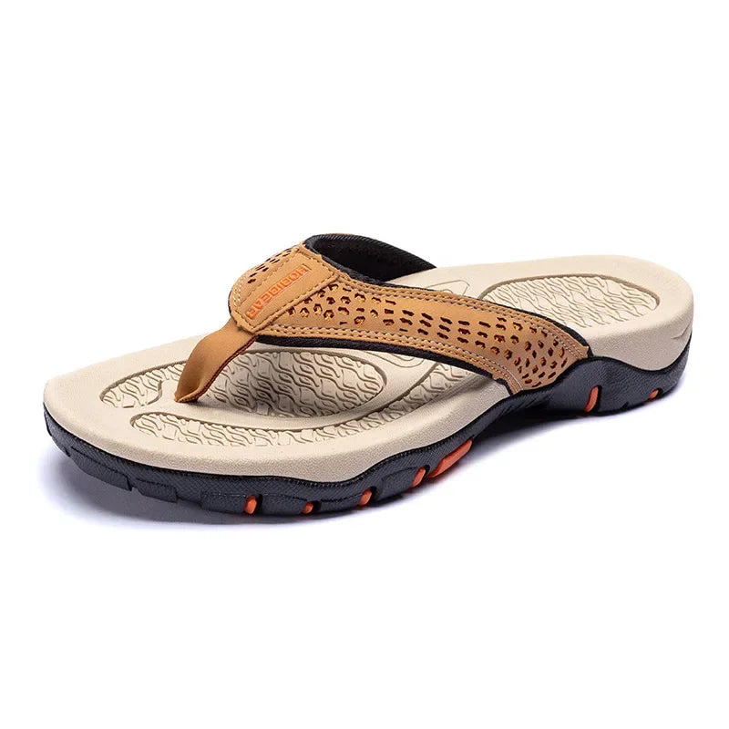Mens Flip Flops Waterproof Breathable Summer Beach Shoes