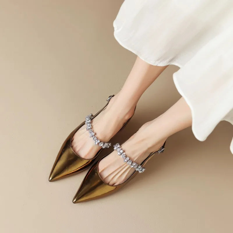 Womens Kitten Heel Shoes Classic Style
