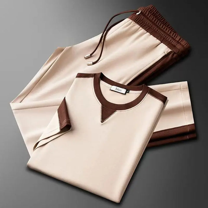 Mens Athletic Wear Set Breathable Lightweight Fit - BritishMode