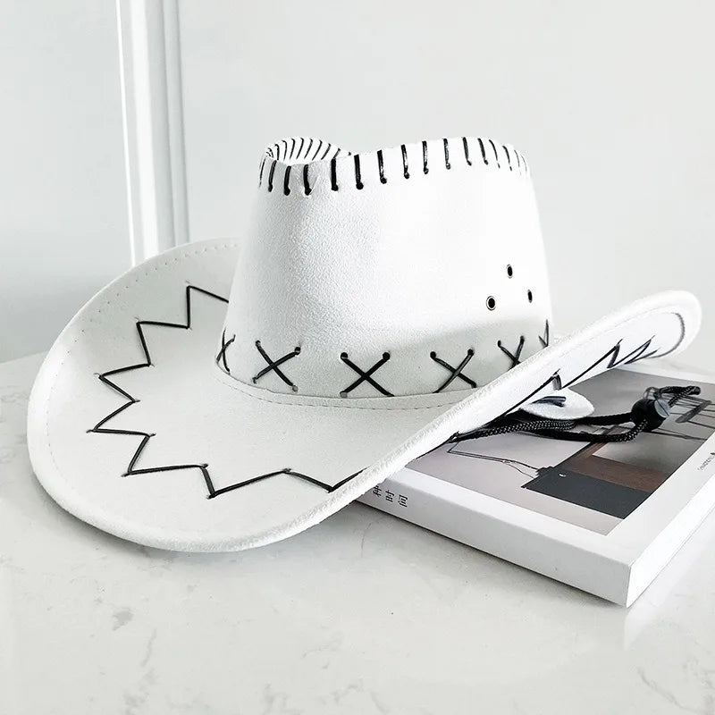 Womens Rhinestone Wedding Cowgirl Hat Classic Style