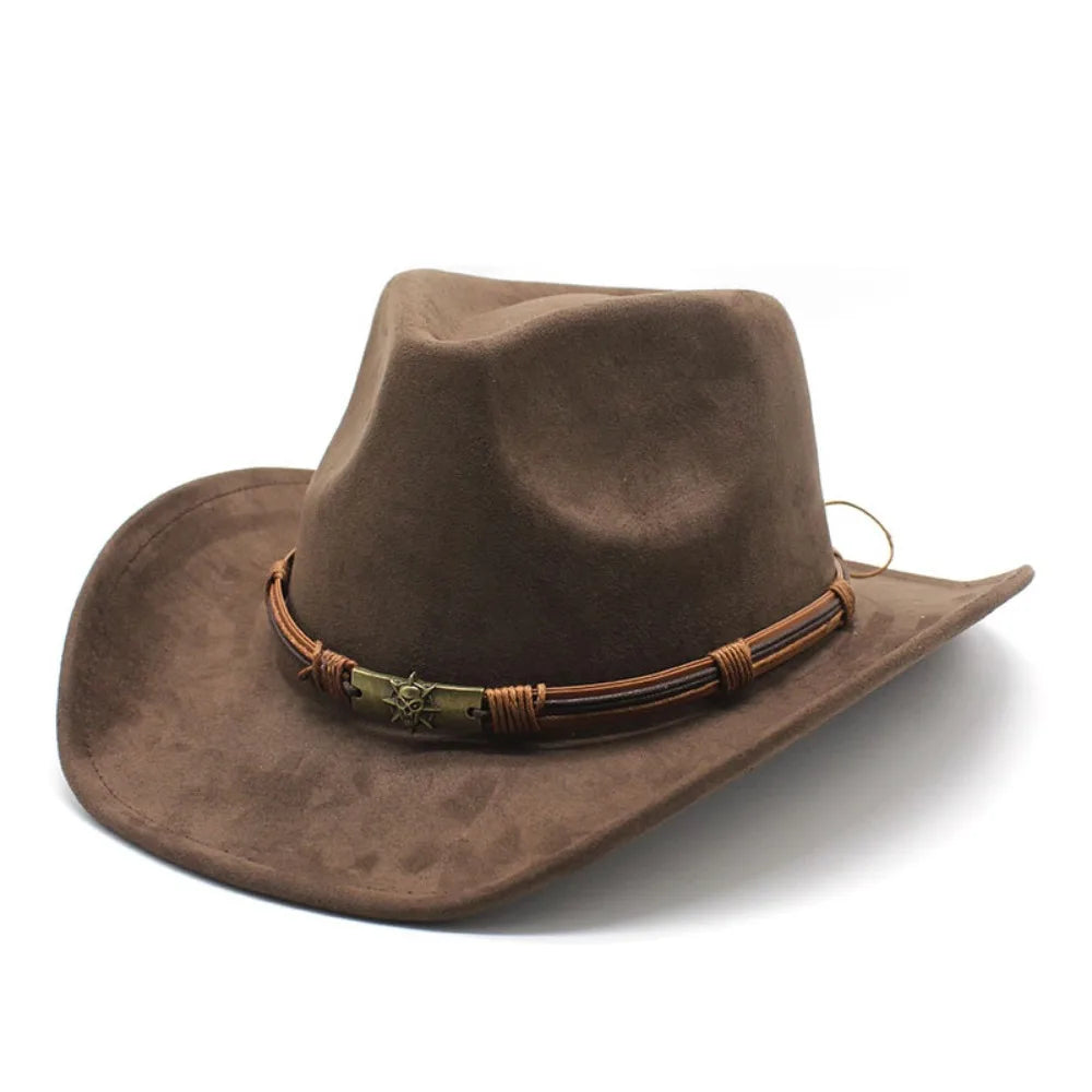 Unisex Felt Cowboy Hat Classic Style - BritishMode
