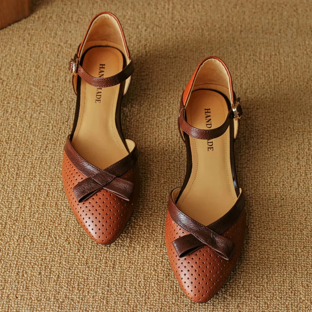 Womens Genuine Leather Pumps Classic Fit
