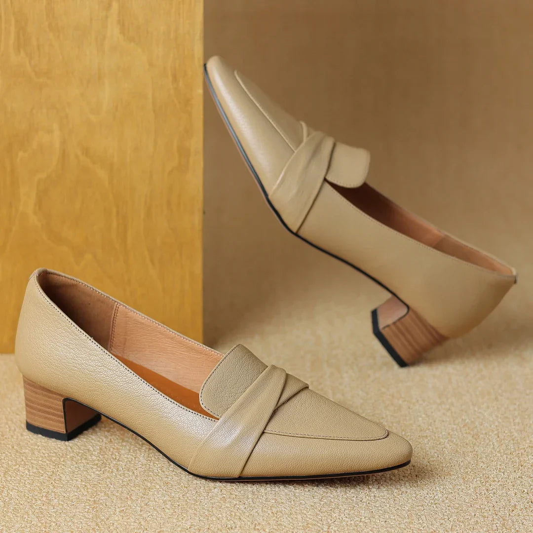 Womens Pumps Genuine Leather Classic Fit