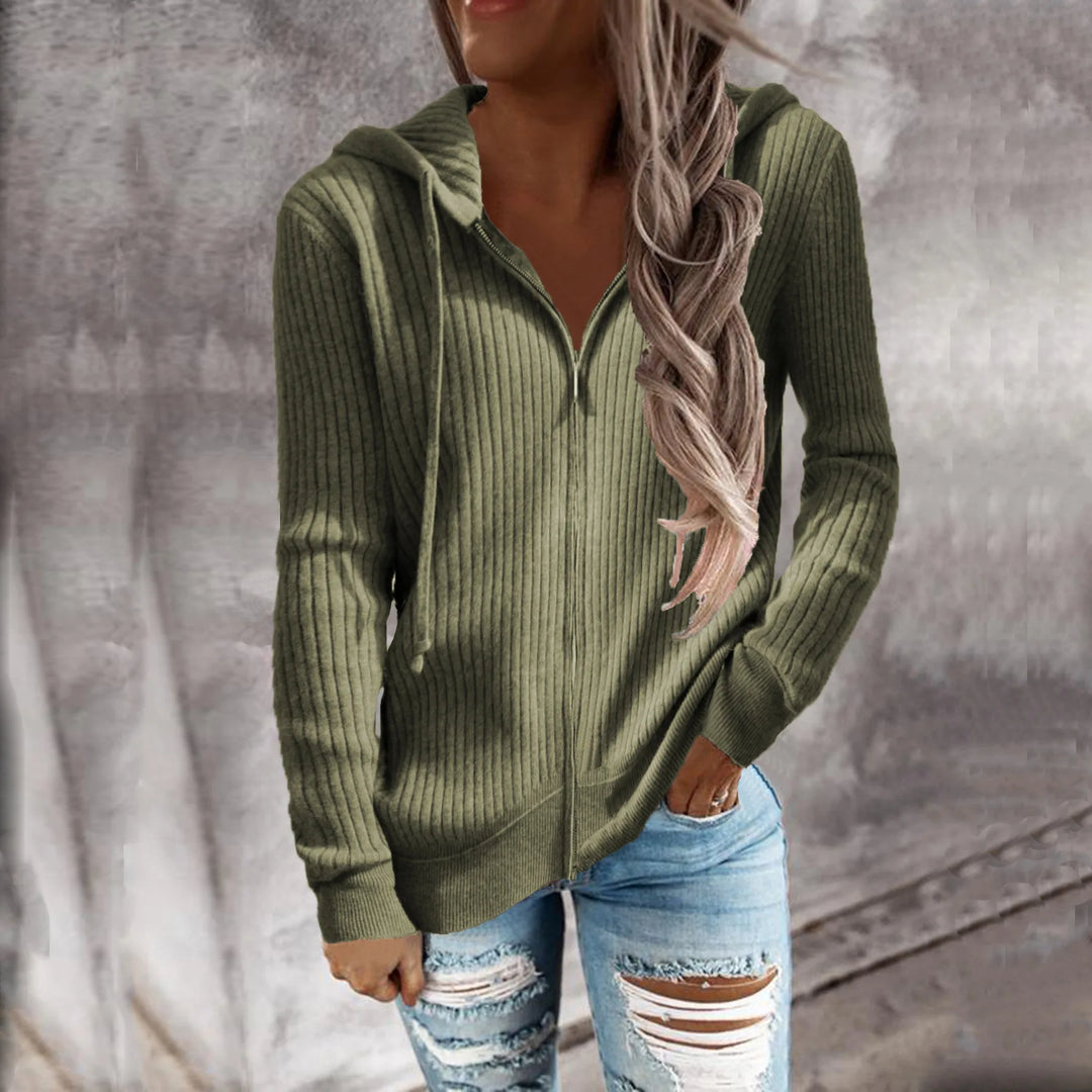 Womens Hoodie Sweatshirt with Zipper Winter Fit