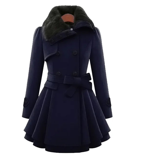 Womens Trench Coat Slim Fit Stylish Design