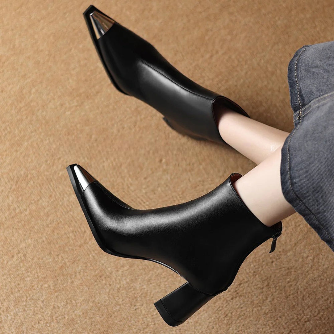 Womens Genuine Leather Boots Classic Fit