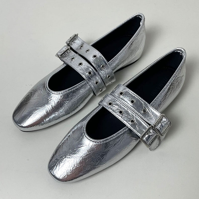 Womens Mary Jane Flats Classic Comfort
