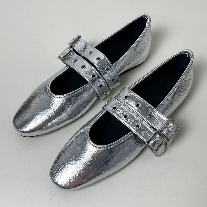Womens Mary Jane Flats Classic Comfort