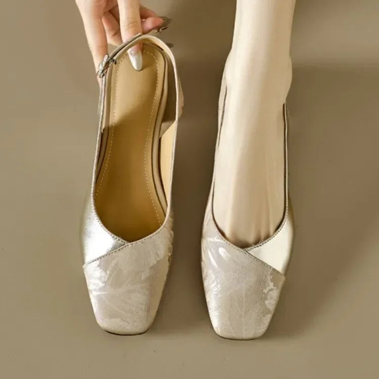Womens Slingback Pump Leather Classic Fit