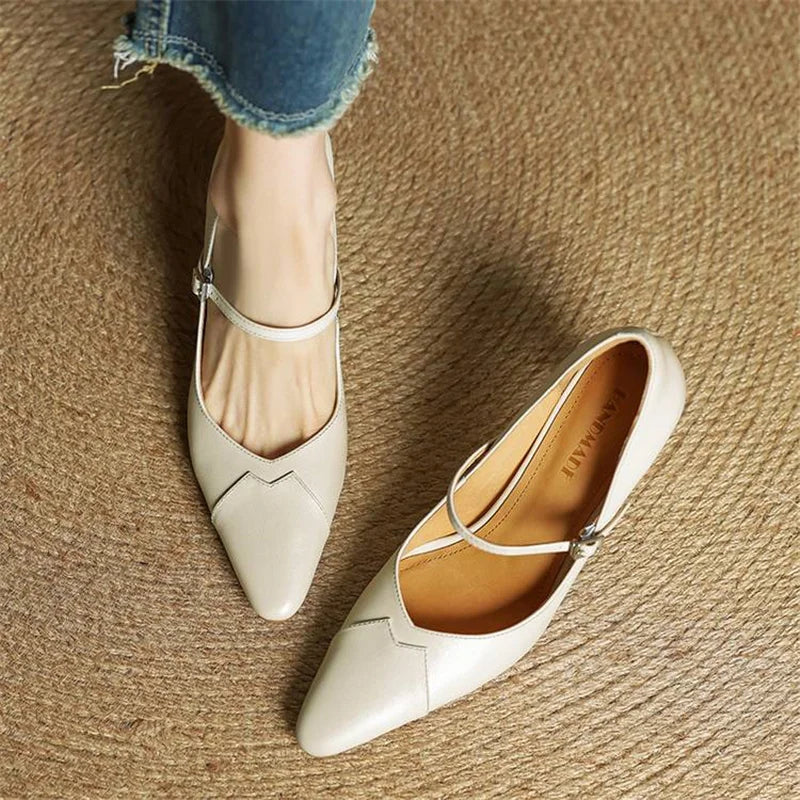 Womens Heels Genuine Leather Classic Fit