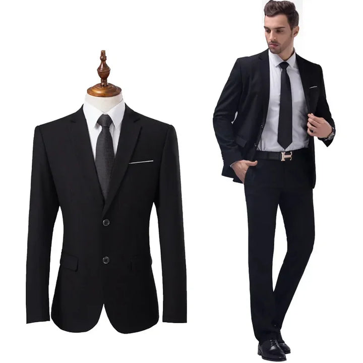 Mens Formal Business Jacket Smart Fit